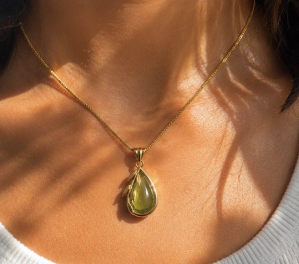 Zaytouna (Olive) Dew Necklace