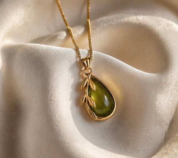 Zaytouna (Olive) Dew Necklace