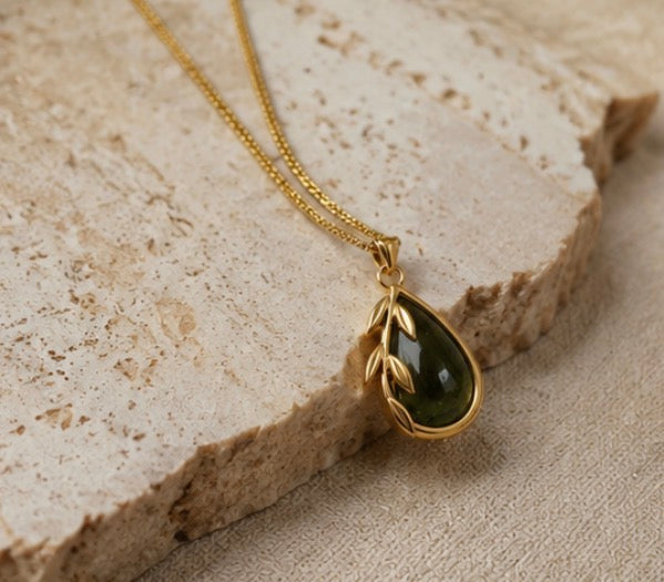 Zaytouna (Olive) Dew Necklace